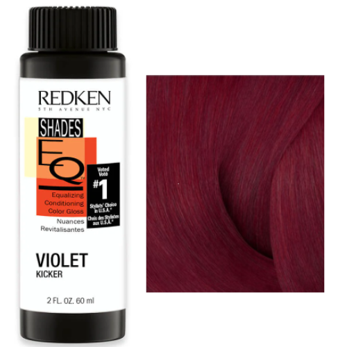 Краска-блеск без аммиака для тонирования и ухода - Redken Shades Eq Color Kicker Violet - Фиолетовый